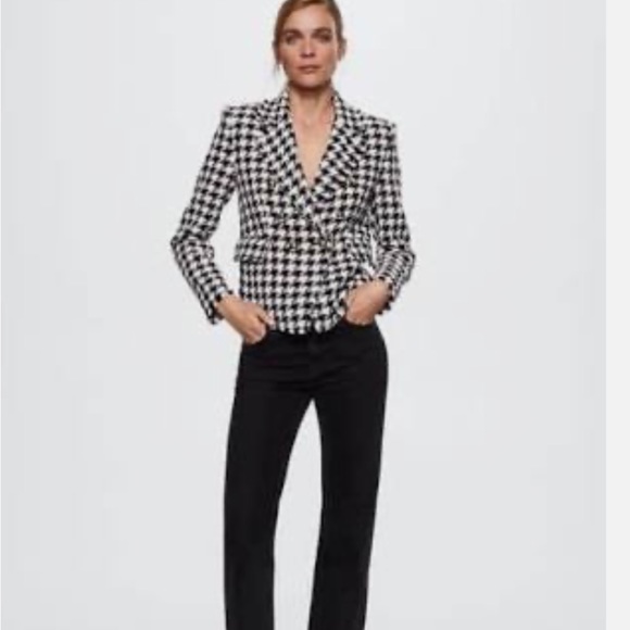 Sag Harbor houndstooth jacket! Sz 14 EUC - Picture 8 of 9